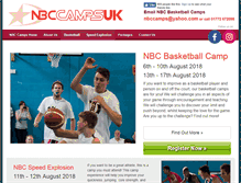 Tablet Screenshot of nbccamps.co.uk
